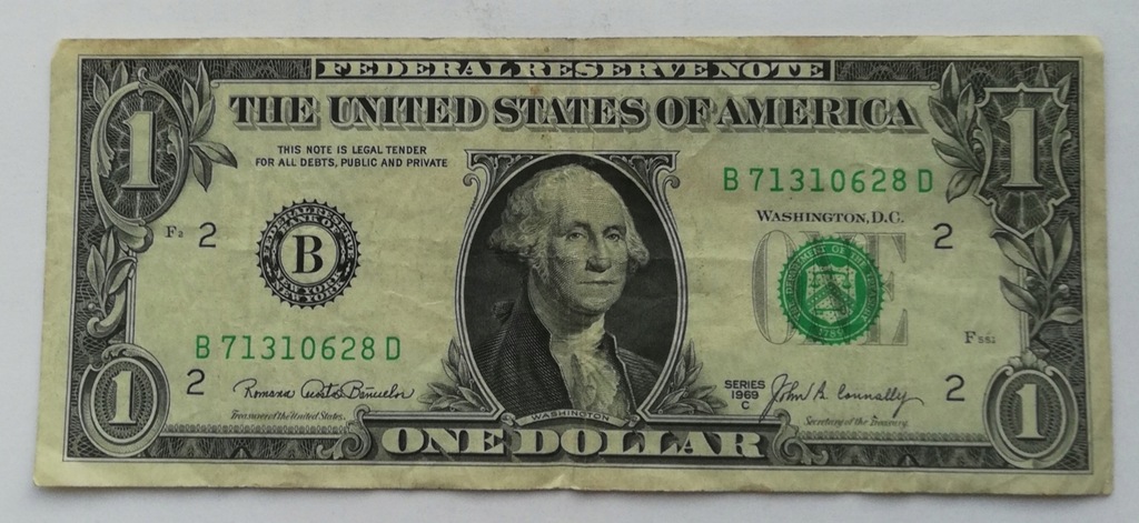 USA 1 dolar 1969