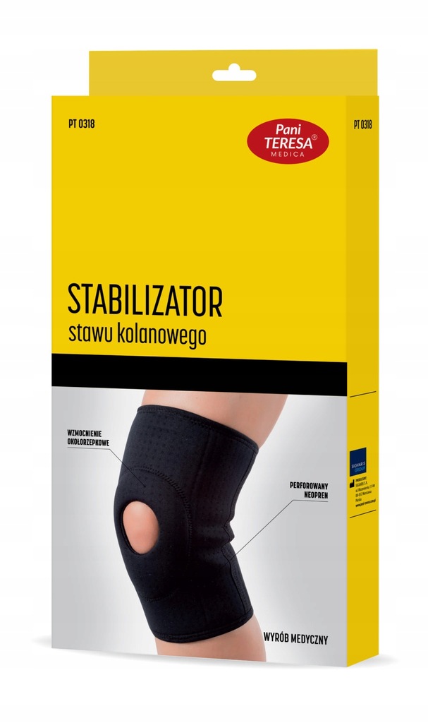Stabilizator stawu kolanowego - Pani Teresa