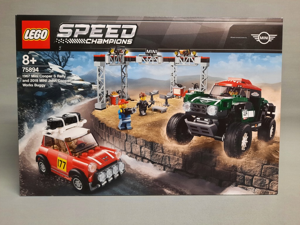 LEGO Speed Champions 75894 1967 Mini Cooper S Rally 2018 MINI John Cooper