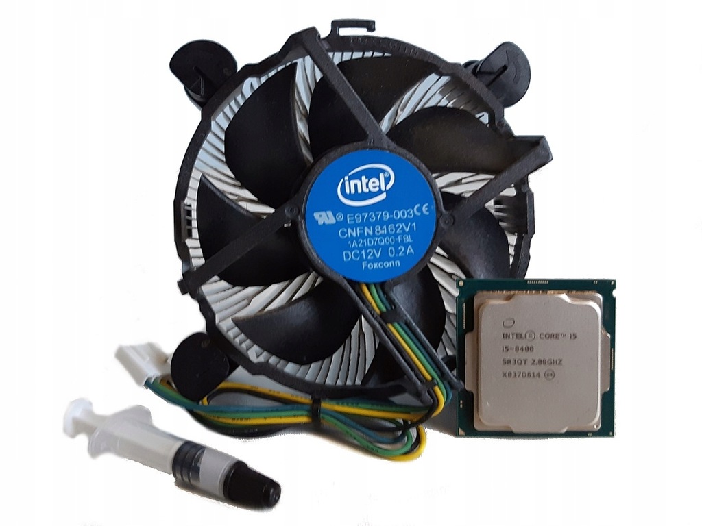 Intel Core i5-8400 2.8GHz 9MB + cooler + pasta