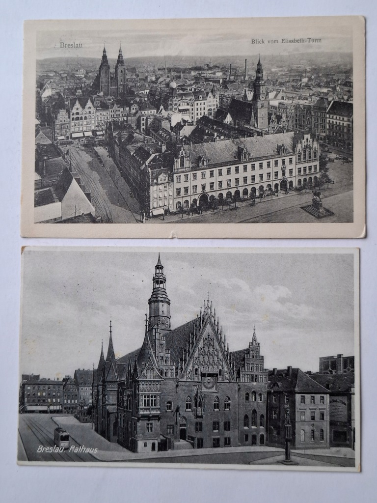 Pocztówki Breslau Wrocław 2 szt