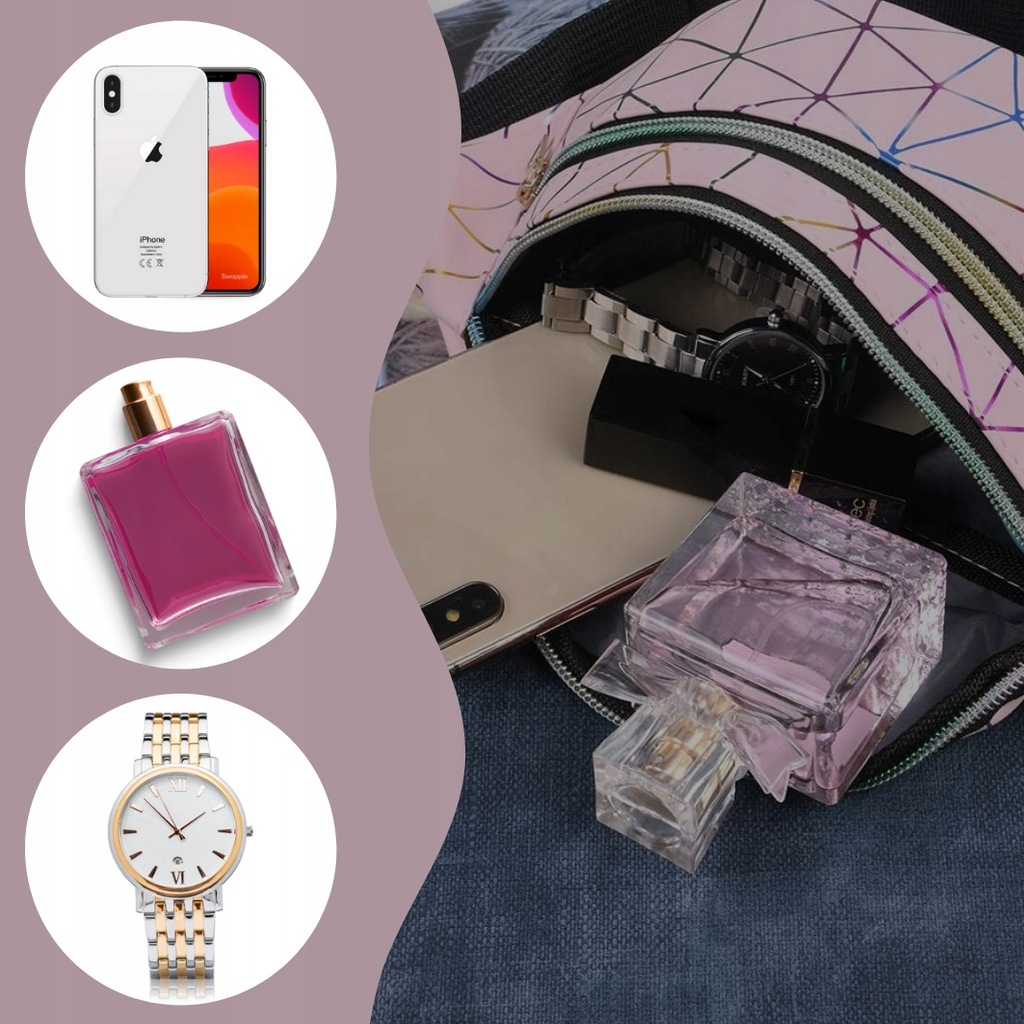 Купить Женская набедренная сумка на ремне, розовая.: отзывы, фото, характеристики в интерне-магазине Aredi.ru