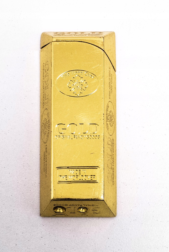 STARA ZAPALNICZKA GOLD WORLD OVER SZTABKA ZŁOTA - 13486489413