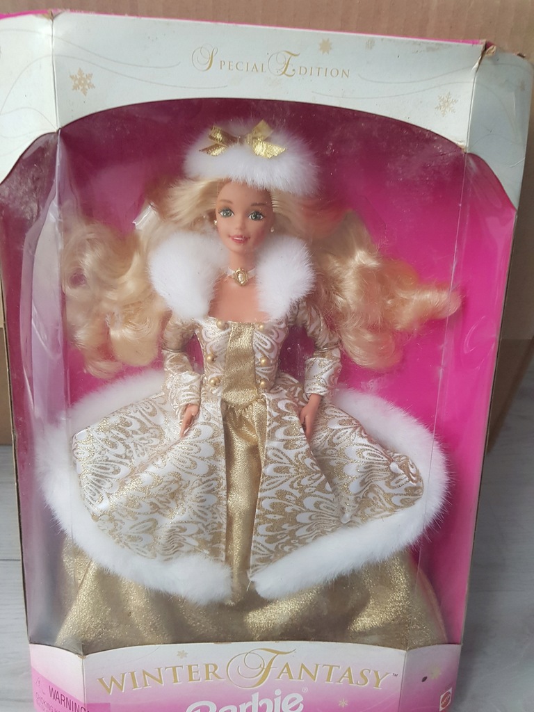 Lalka Barbie kolekcjonerska Winter Fantasy NRFB