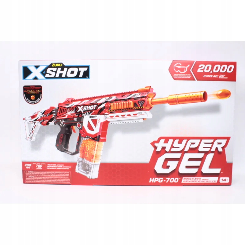 ZURU X-SHOT HyperGel 20tys kulek+okul.36620 28074