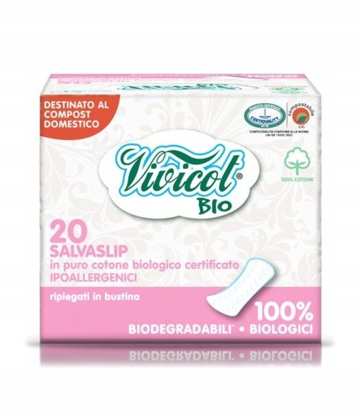 Vivicot Bio Wkładki Higieniczne Z Bio Bawełny 20Sz