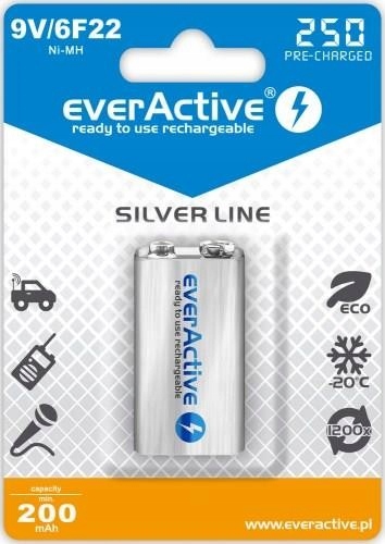 Zestaw akumulatorków everActive EVHRL22-250 (250 m