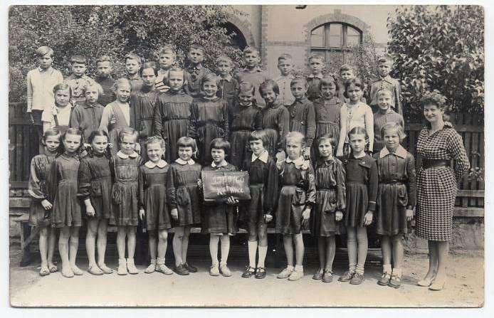 Katowice. Piotrowice Szkoła Kl. III a 1959/60