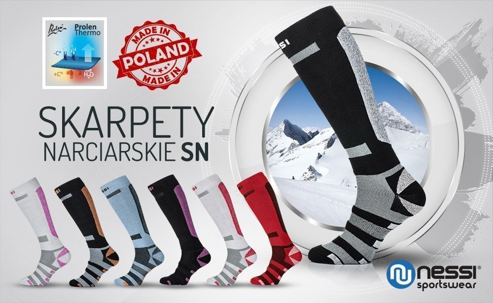 SKARPETY NARCIARSKIE SNOWBOARDOWE NESSI 35-37 SN