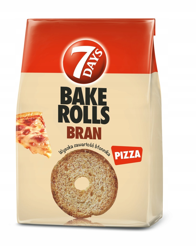 7 Days Bake Rolls Bran Pizza 150g