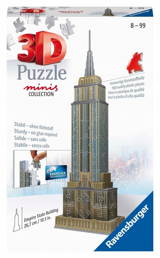 Ravensburger Puzzle 3D Mini budynki: Empire State