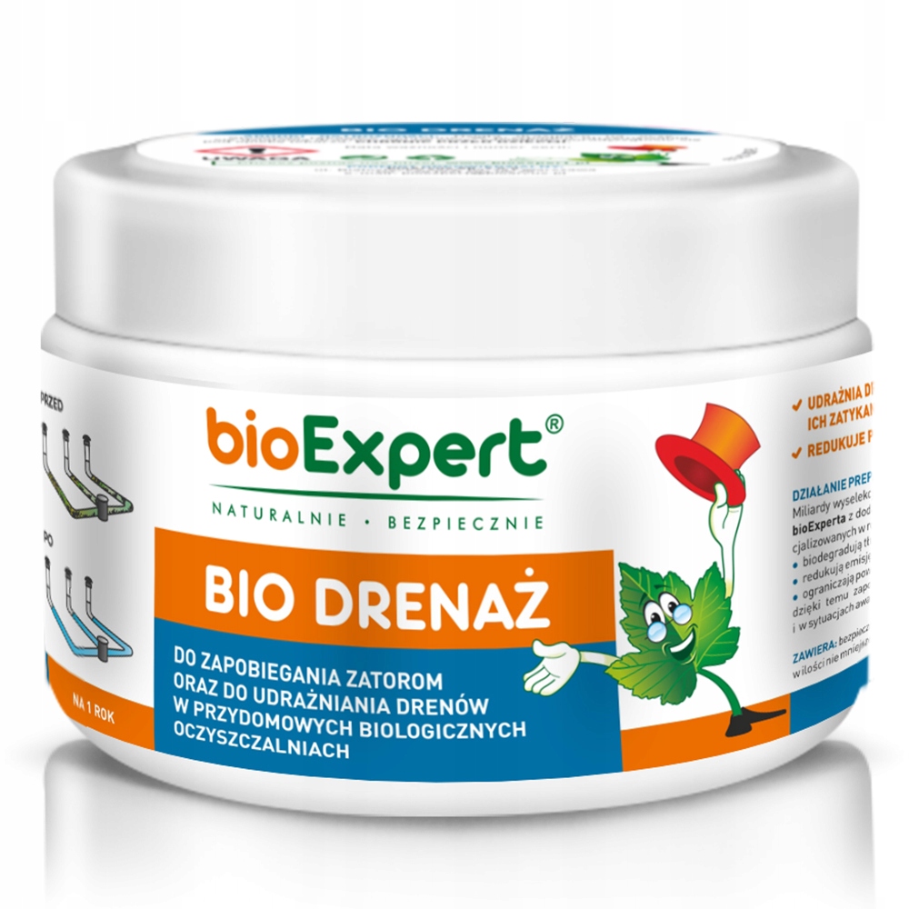 Bio drenaż zapobiegający powstawaniu zatorów bioExpert 250 g 1705302102