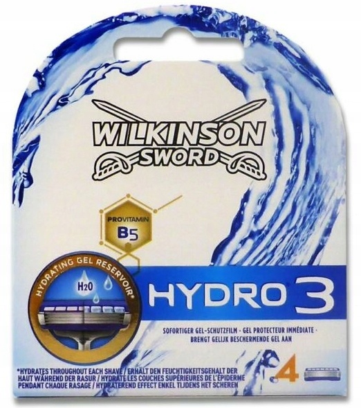 Wilkinson Sword 3 Hydro Ostrza Wymienne 4 szt +