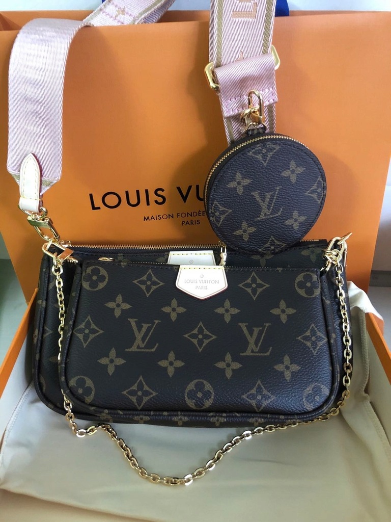Ta torebka z Sinsay wpisuje się w styl Louis Vuitton. Wygląda jak multi  pochette, a kosztuje 49 zł
