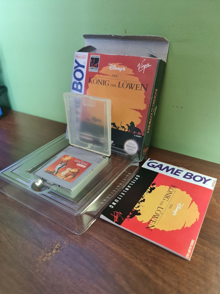 Król Lew Lion King gra Nintendo GameBoy Game Boy