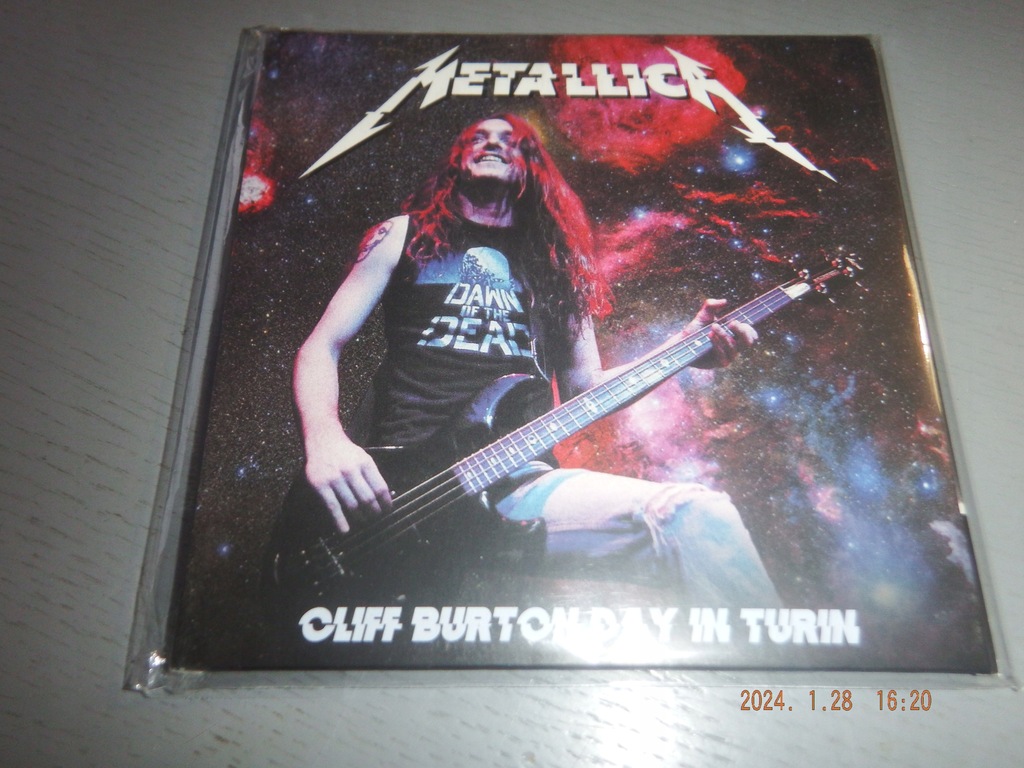 METALLICA - Cliff Burton day in Turin 2 CD DIGI limit 300 egz.