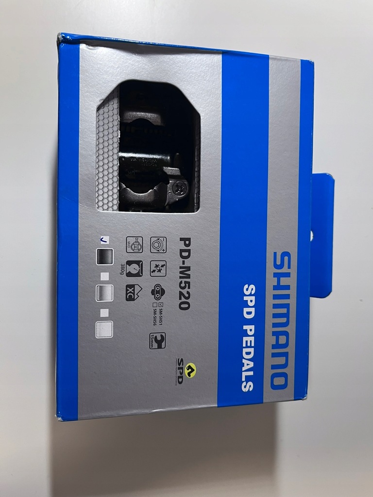 Nowe Pedały zatrzaskowe Shimano PD-M520 + bloki