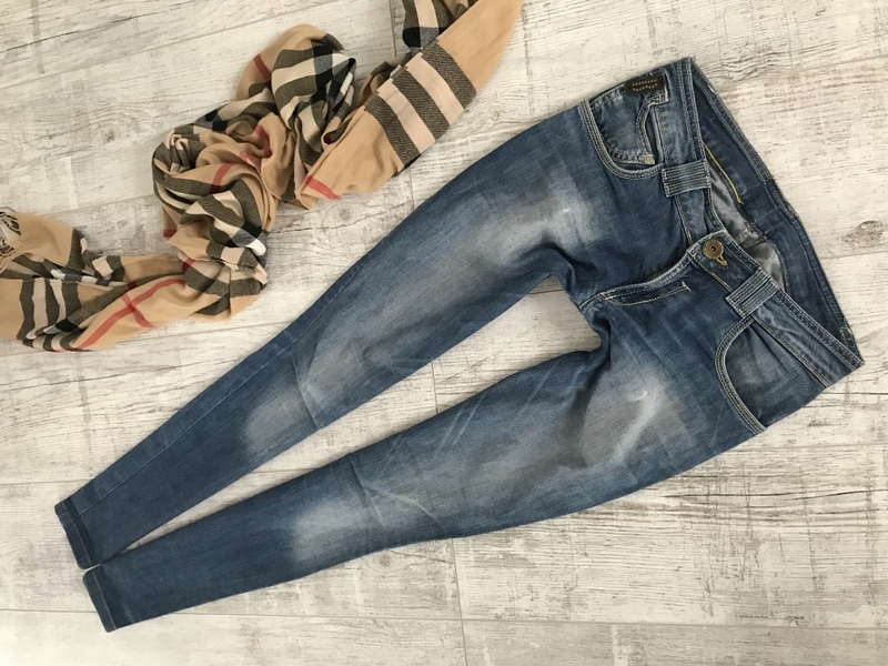 BERSHKA__spodnie SKINNY RURKI jeans__38 M