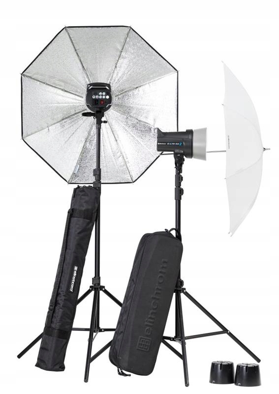 Elinchrom Zestaw lamp D-Lite 2/2 RX Parasole