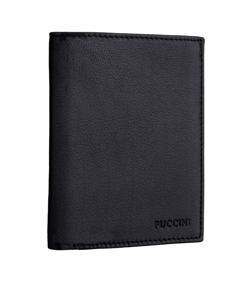 Купить Кошелек Puccini средний черный кожаный G007 1: отзывы, фото, характеристики в интерне-магазине Aredi.ru