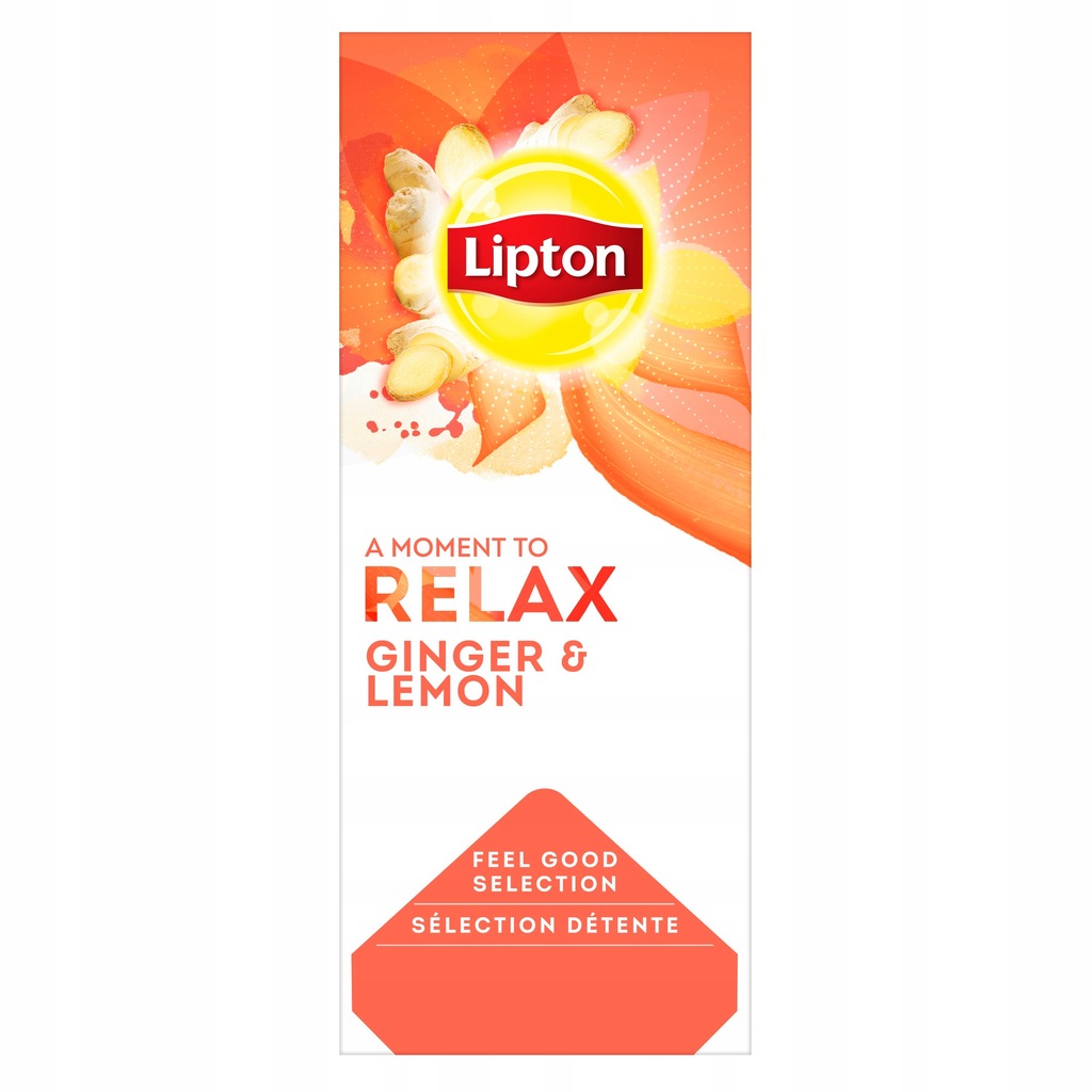 Herbata LIPTON Relax Ginger Lemon 25 kopert