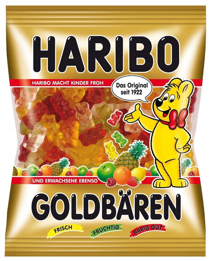 Żelki Goldbaren Haribo 100 g z Niemiec