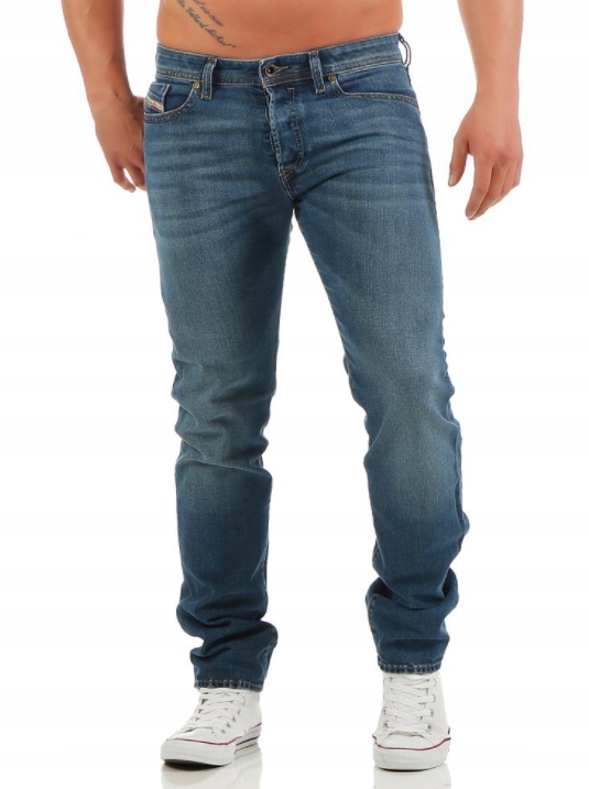 DIESEL JEANSY NIEBIESKIE KLASYCZNE 34/34 BDD