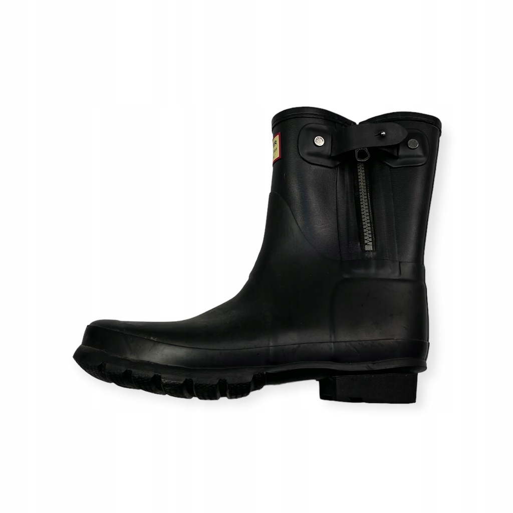 Czarne eleganckie kalosze damskie Hunter 40