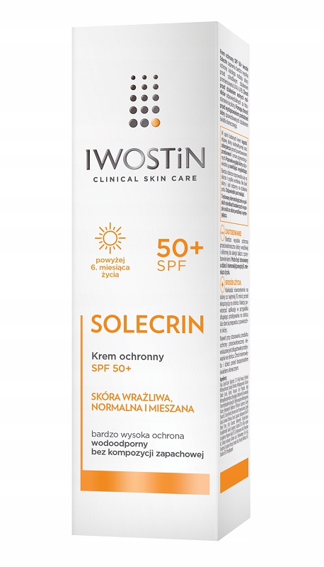 IWOSTIN SOLECRIN SPF50+ KREM OCHRONNY 50ML 628