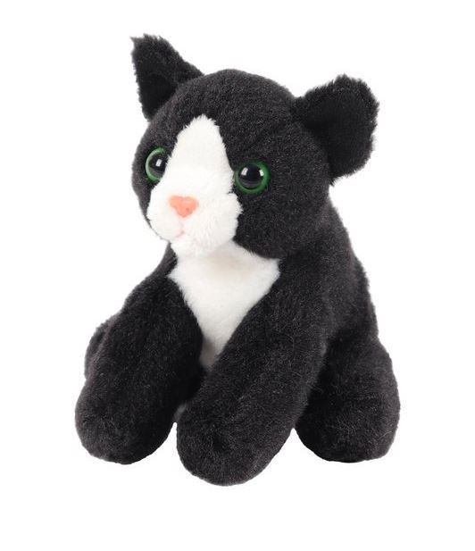 BEPPE Maskotka Kot siedzący czarny 13 cm