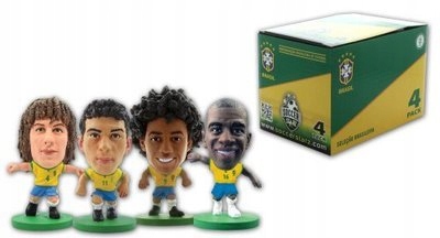 SoccerStarz Brazil International Figurine Blister Pack Featuring Oscar Home  Kit
