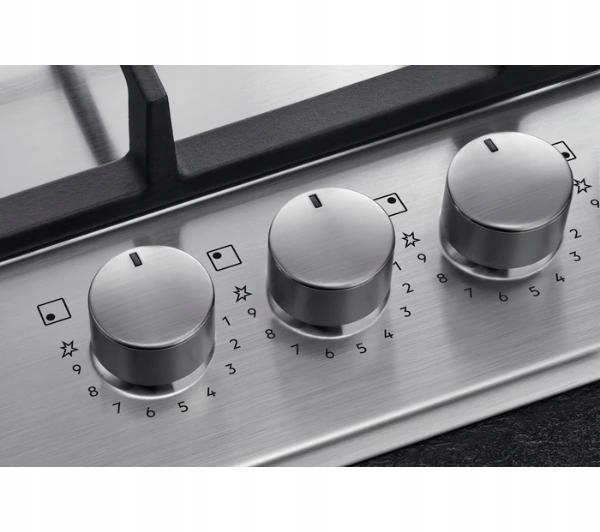 Купить Газовая плита AEG HGB64420SM Steel 4 Burners Silver: отзывы ...