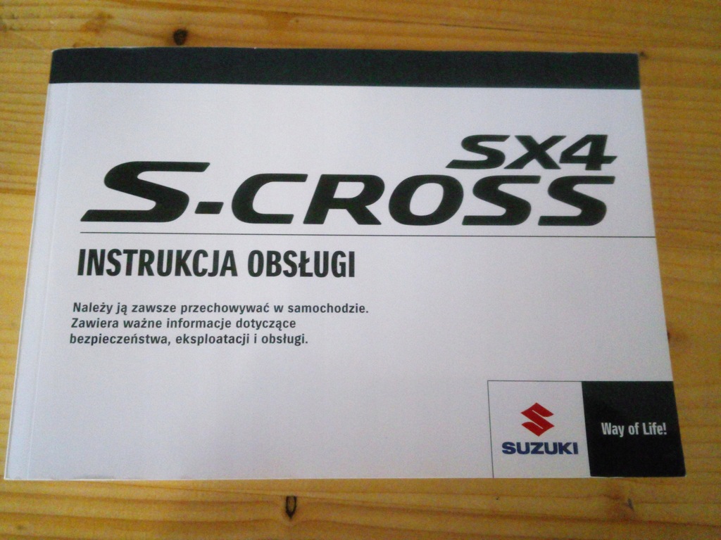 instrukcja obsługi suzuki S-cross sx4