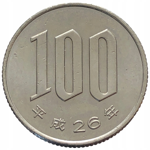 29159. Japonia - 100 jenów - 2014 r.