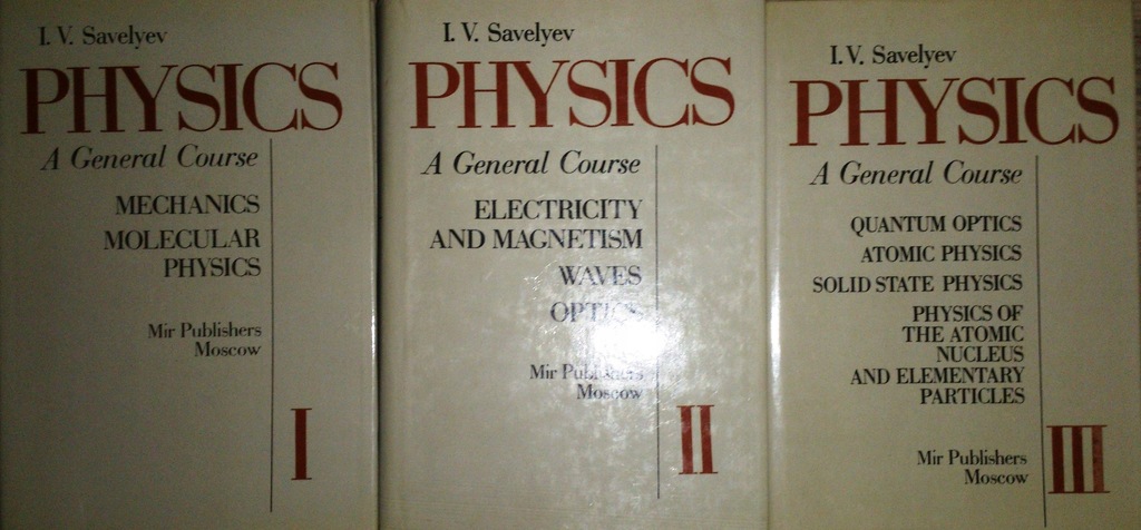 Physics a general Course tom I-III