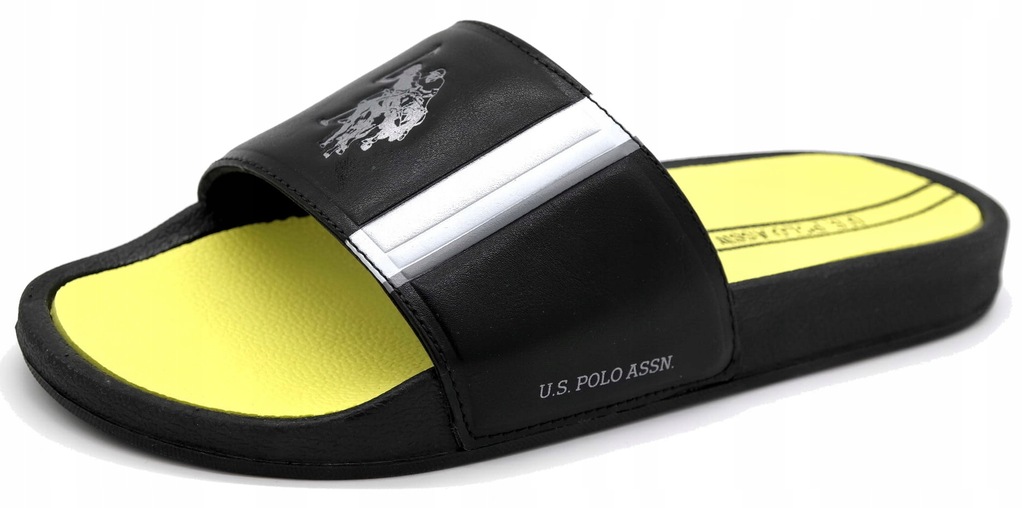 U.S POLO ASSN. klapki kąpielowe czarne 46