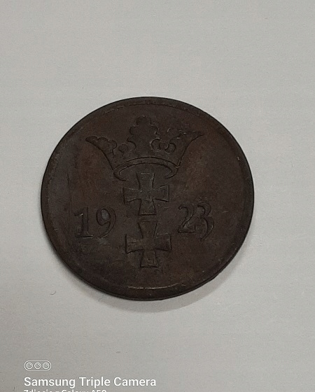 moneta 2 Pfennige 1923r WMG