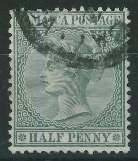Jamaica half penny - Victoria