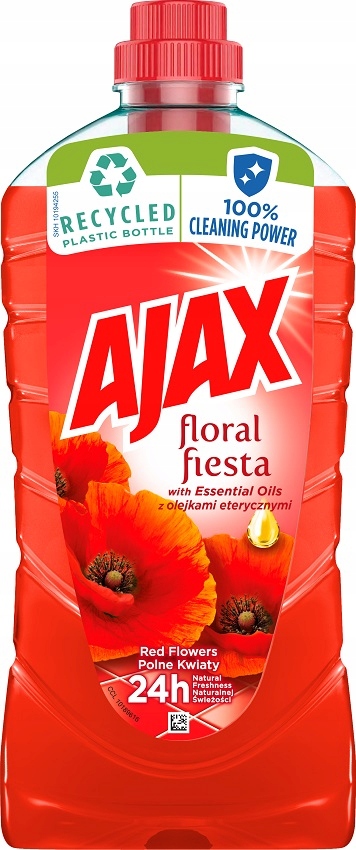 Ajax Płyn do Mycia Podłóg Polne Kwiaty 1L