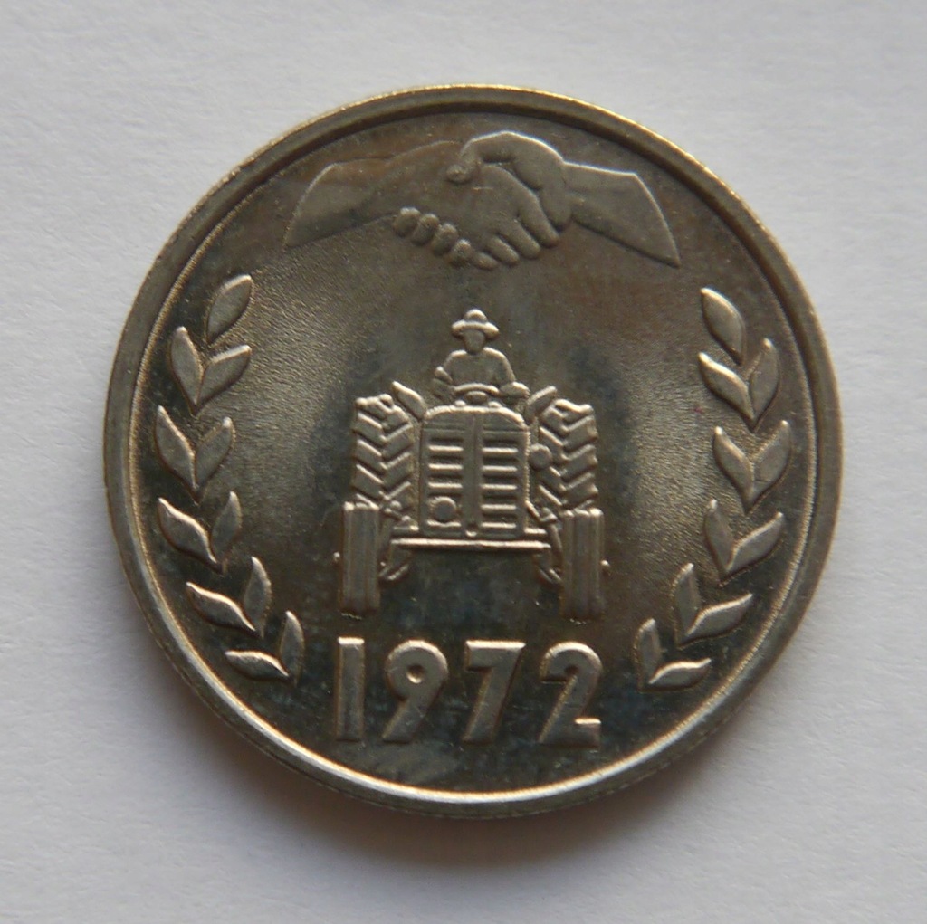 C454/ ALGIERIA 1 DINAR 1972 FAO MENNICZA STUTTGART OD 1 ZŁ