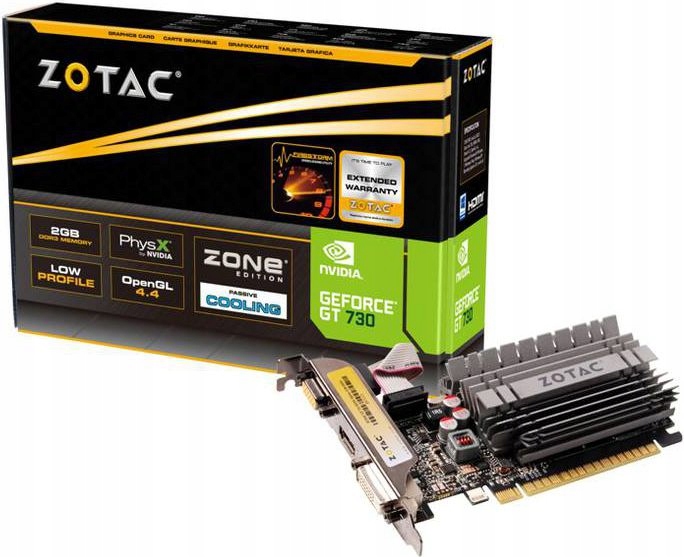 ZOTAC GeForce GT 730 2GB DDR3 ZT-71113-20L