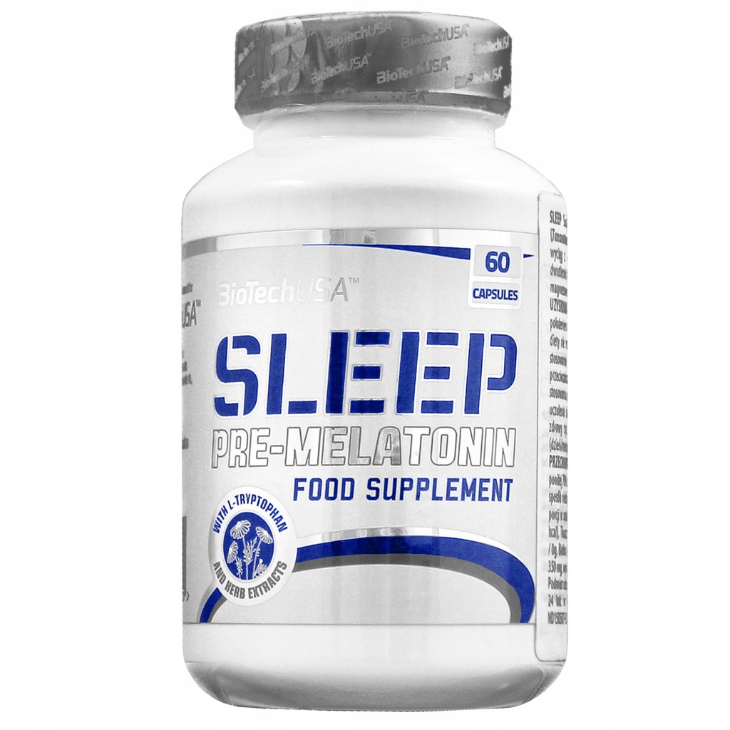 BIOTECH SLEEP 60T MELATONINA TRYPTOPHAN DOBRY SEN