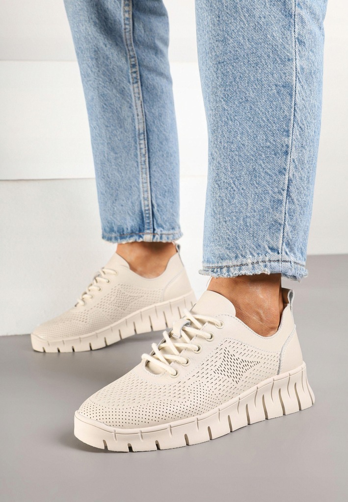 Born2Be Beżowe Sneakersy damskie 41