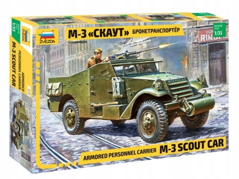 ZVEZDA 3519 1:35 Armored personnel carrier M-3 "Scout Car"