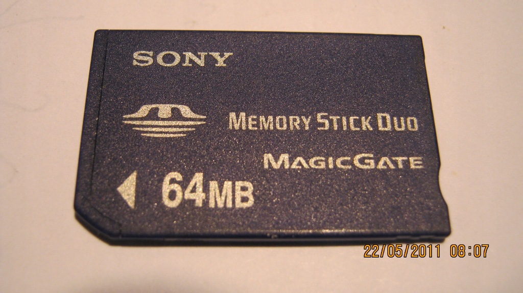 Karta pamięci Memory Stick duo 64 mb (nie pro)