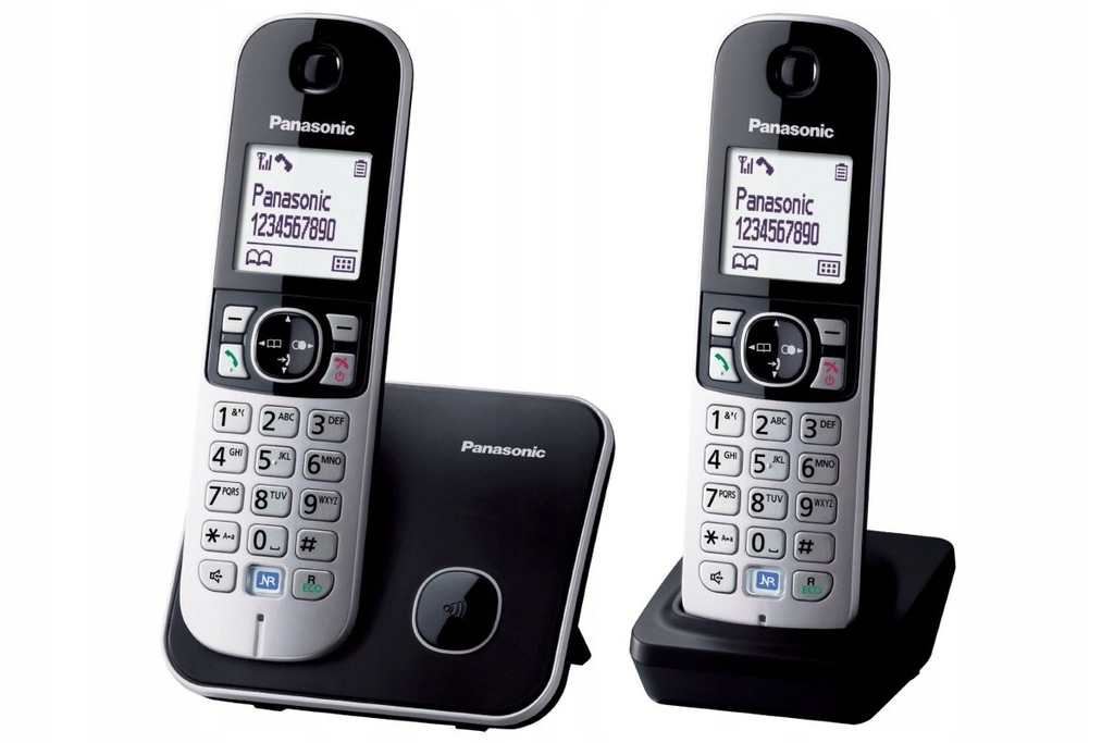 Купить Panasonic KX-TG6812 черный [беспроводной телефон]: отзывы, фото, характеристики в интерне-магазине Aredi.ru