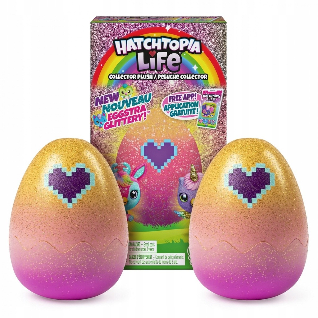 SPIN MASTER Maskotki HATCHIMALS HatchiPets 2-pak