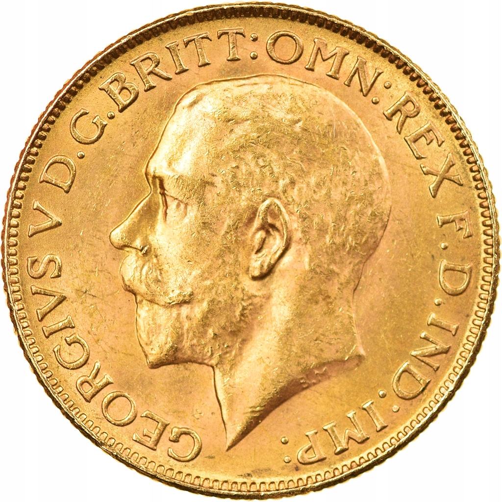 Moneta, INDIE BRYTYJSKIE, George V, Sovereign, 191