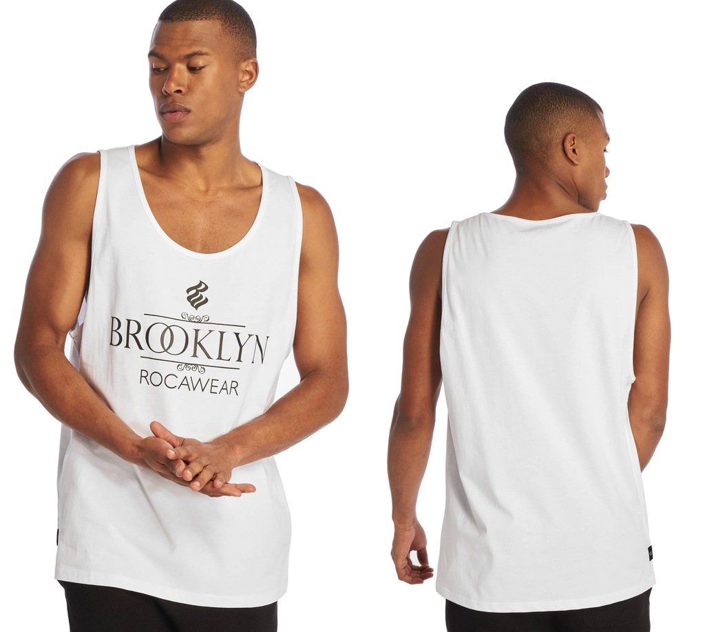 Koszulka XL Rocawear Brooklyn Tanktop biała