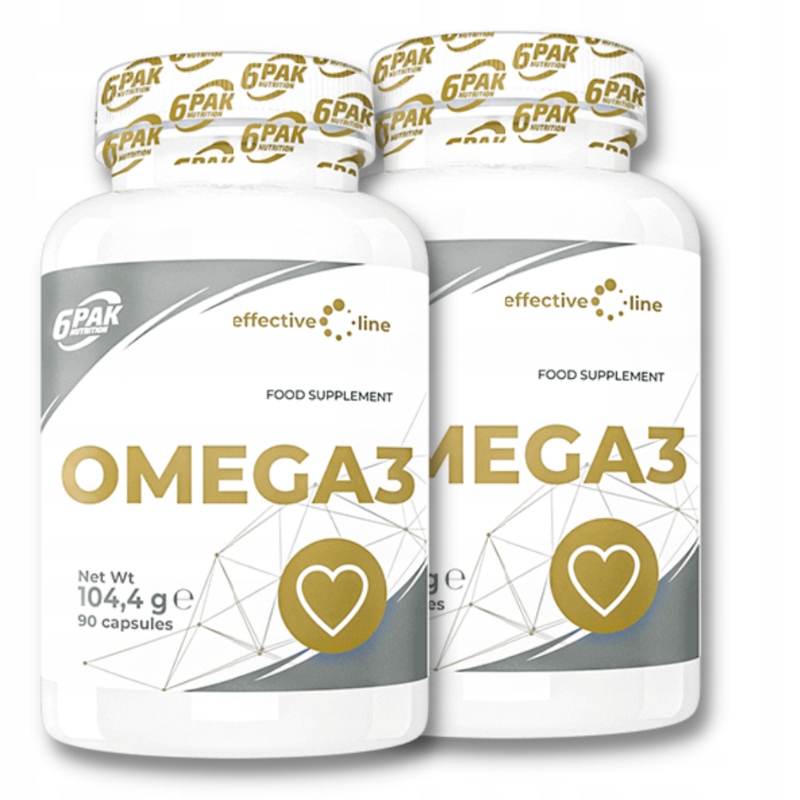 OMEGA 3 KWASY DHA EPA TRAN OLEJ RYBI 6PAK KAPSUŁKI 12737203023 oficjalne archiwum Allegro